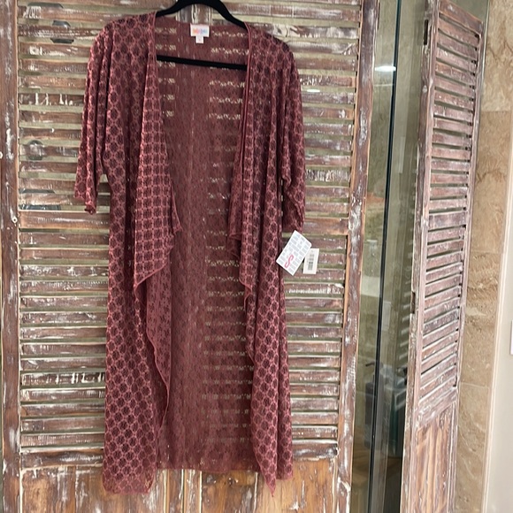New with tags small Lularoe Shirley lace duster cardigan cover up rare